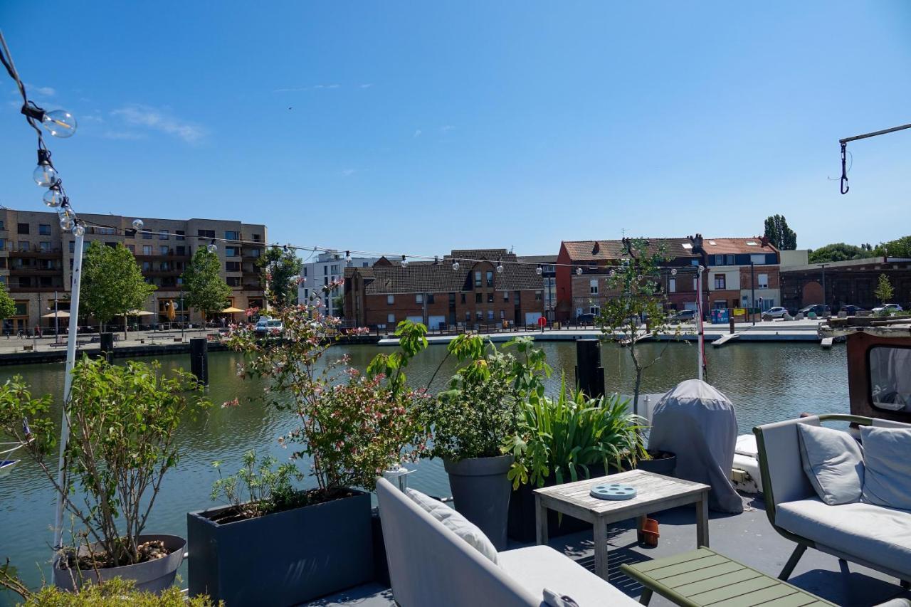 Apartamento Bateau péniche Lille - Euratechnologie Exterior foto